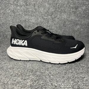 Hoka One One Arahi 7 Shoes Womens Black White Running Sneakers 1147851 Size 8
